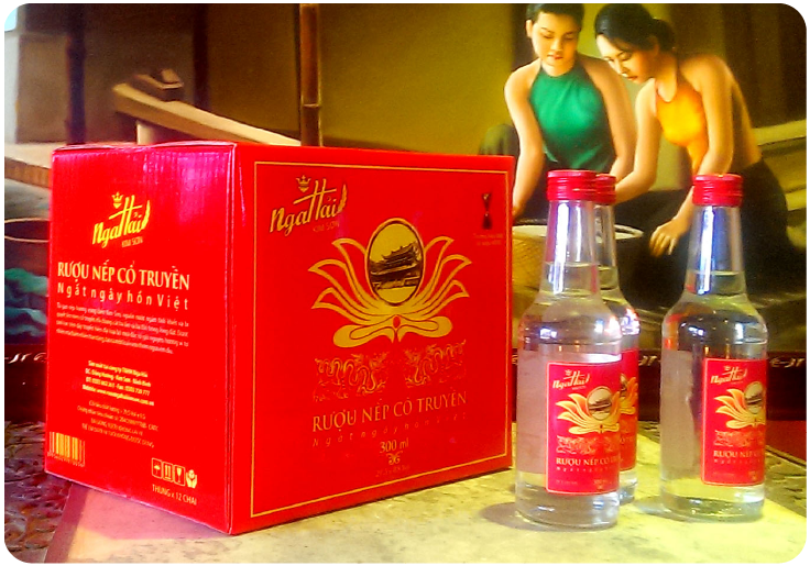 Rượu nếp cổ truyền chai 300ml
